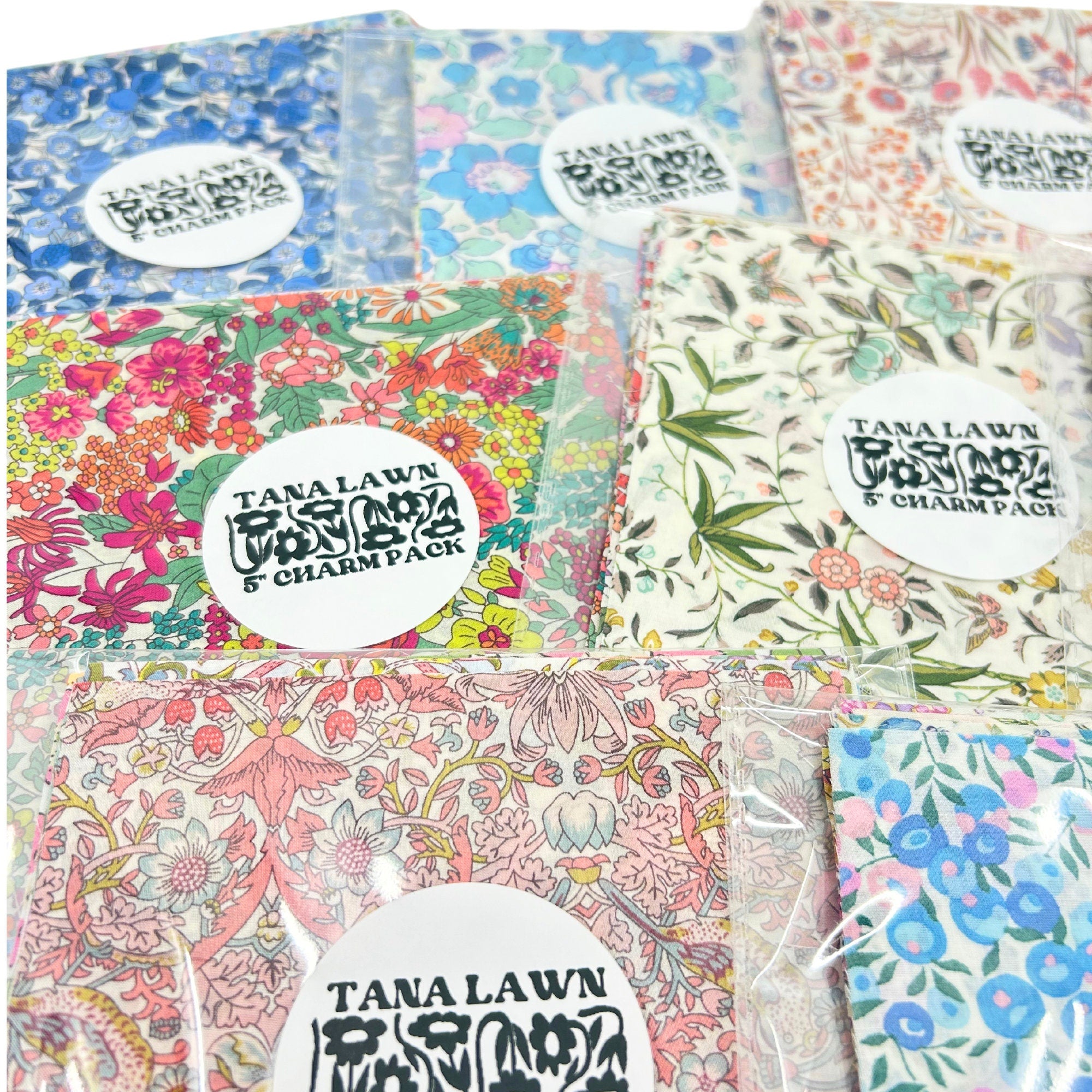 Liberty London Tana Lawn 5 Inch Charm Pack - Random Assortment Prints 25 Total
