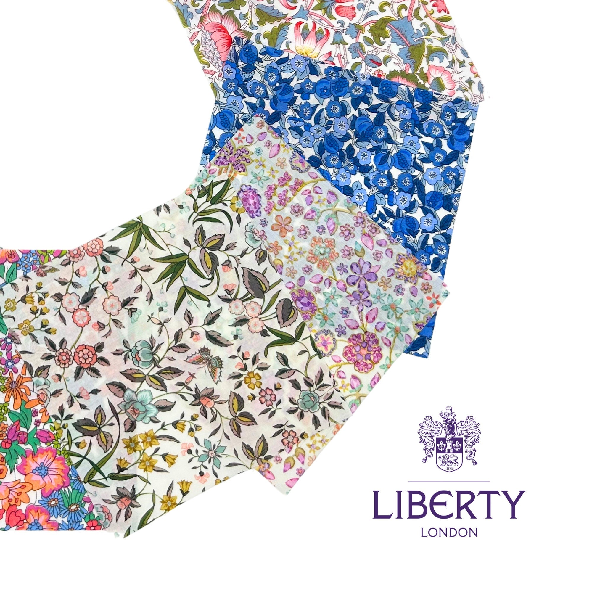 Liberty London Tana Lawn 5 Inch Charm Pack - Random Assortment Prints 25 Total