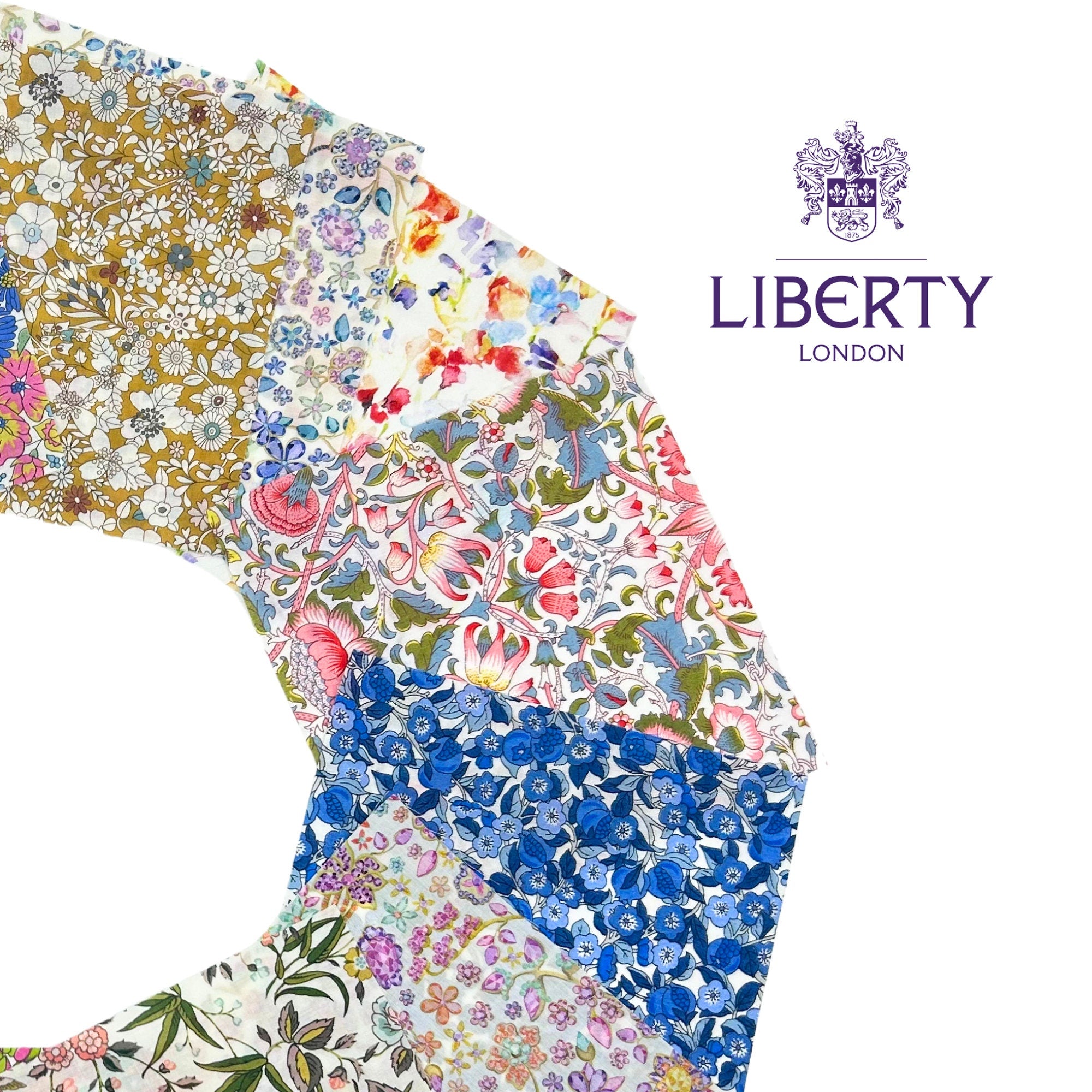 Liberty London Tana Lawn 5 Inch Charm Pack - Random Assortment Prints 25 Total