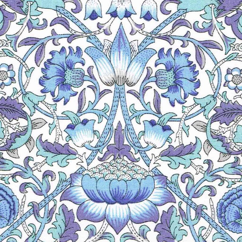 Liberty of London Tana Lawn - Lodden E Blue