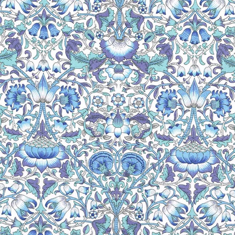 Liberty of London Tana Lawn - Lodden E Blue