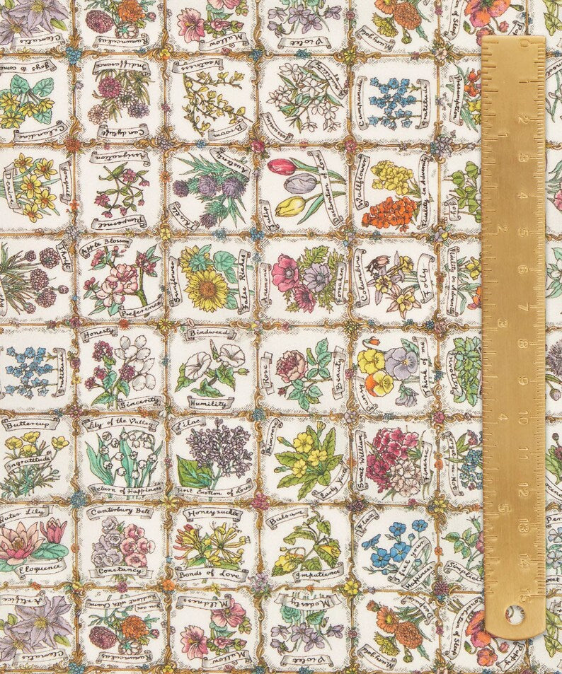 Liberty of London Tana Lawn - Language Flowers C